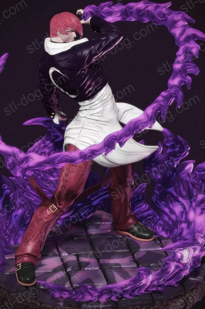 拳皇 八神庵 (Iori Yagami) 3D打印图纸